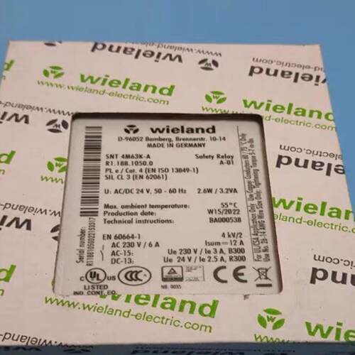 wieland威琅SNT 4M63K-A控制器R1.~询价