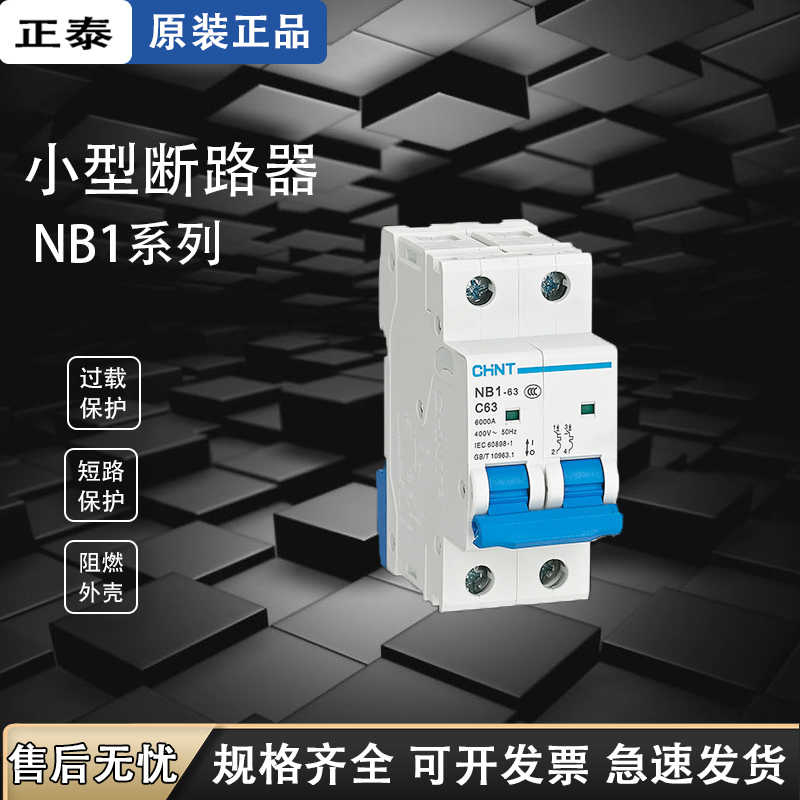 正小型断路器 NB1-631P2P3P4P 10A 16A空气开关6KA C型32