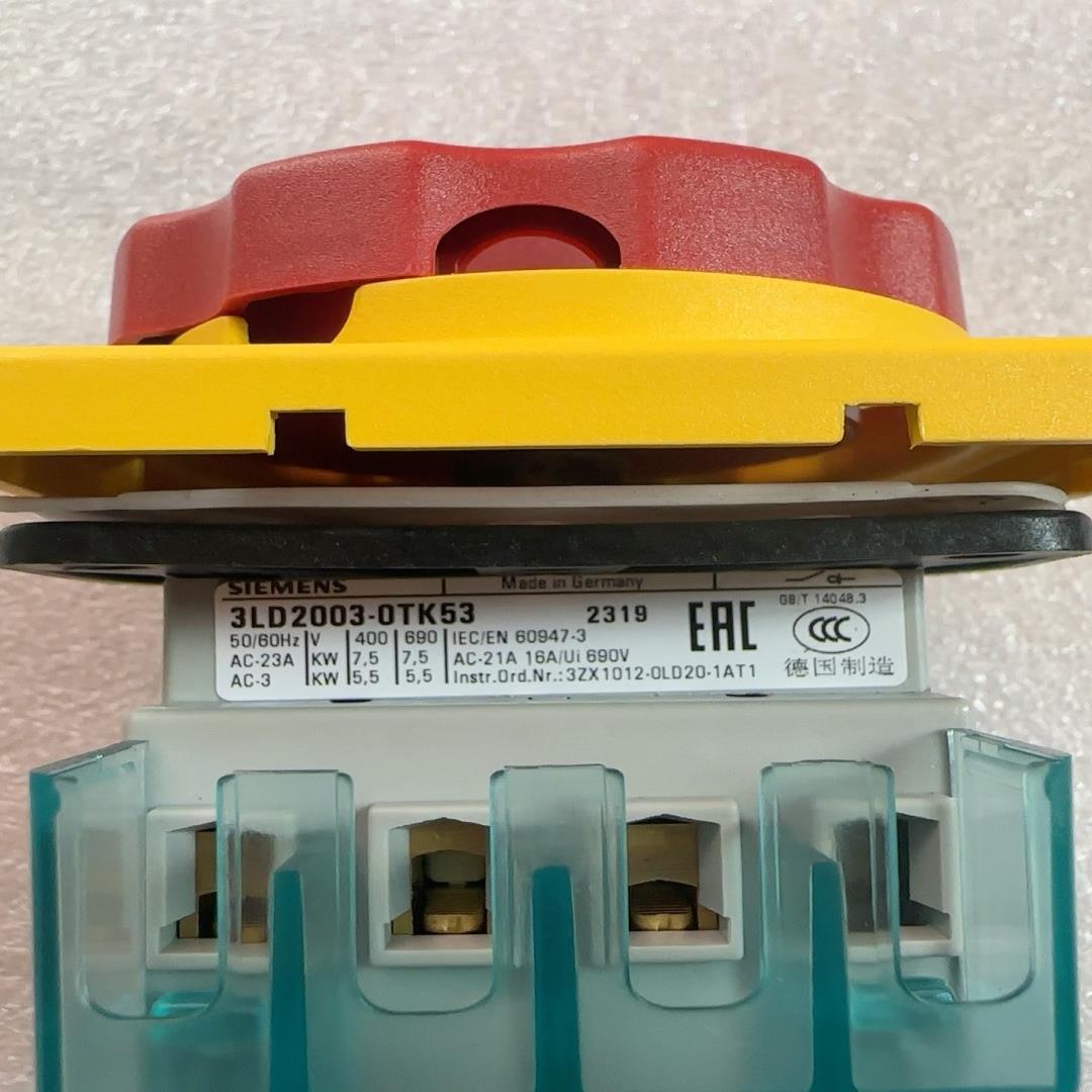 隔离开关3LD2003-0TK51 负荷隔离开关 黑色~询价