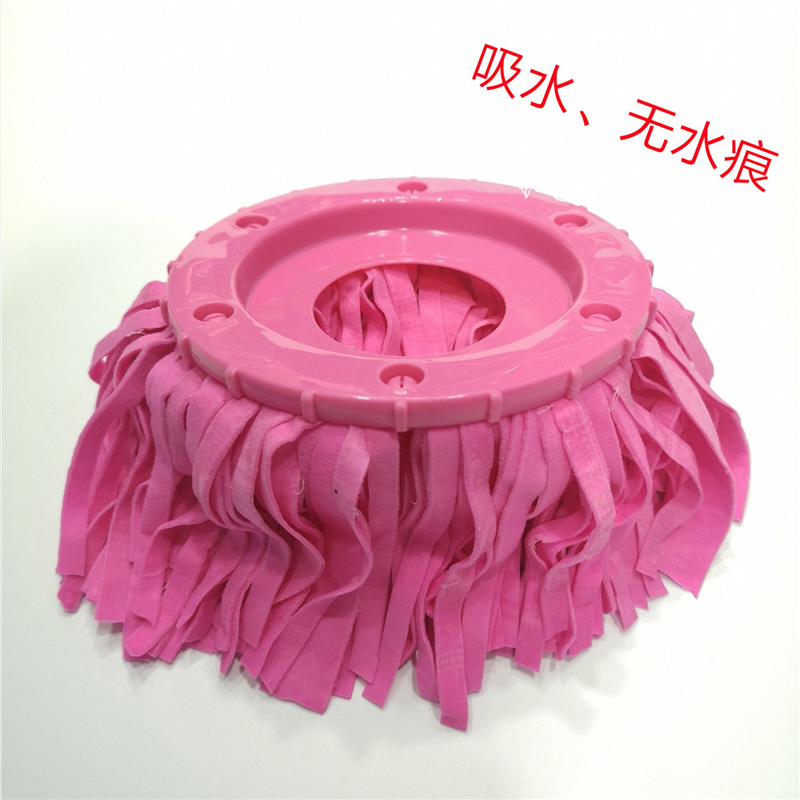 鹿皮巾旋转拖把替换头吸水家用免手洗墩布头通用棉线替换头包邮