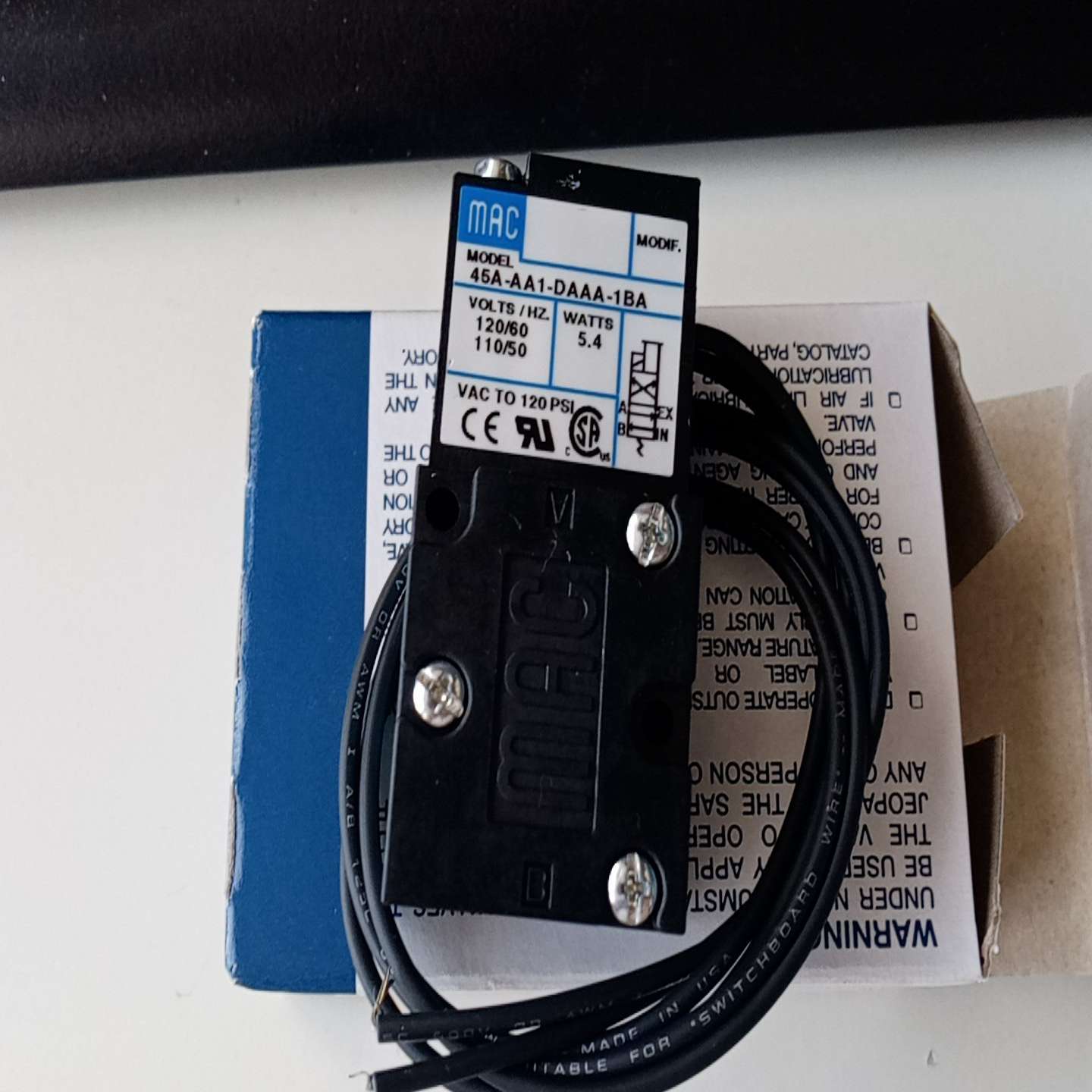 MAC电磁阀45A-AA1-DAAA-1BA，进询价