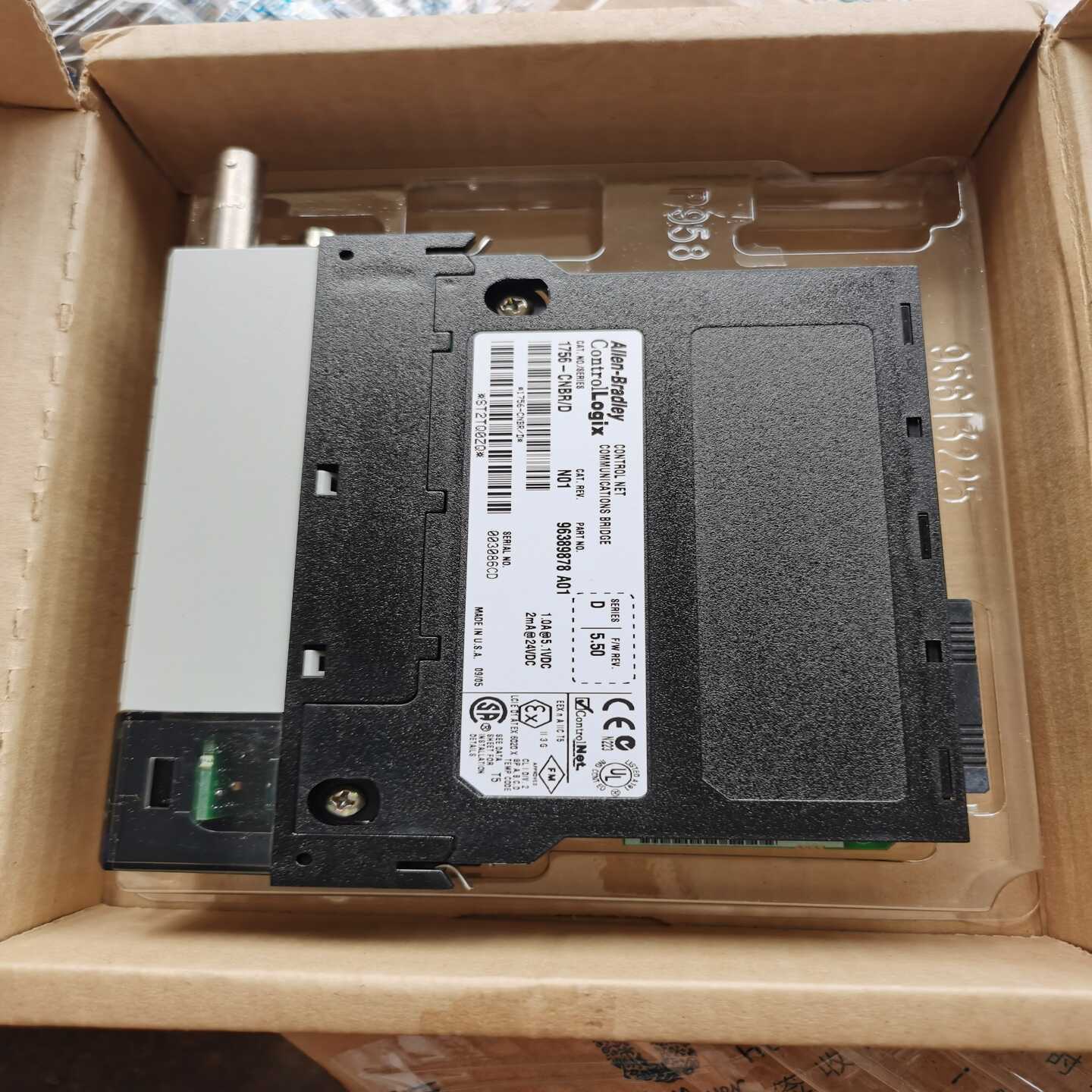 询价拍~的AB罗克韦尔，型号1756-CNBR/D的带包装，