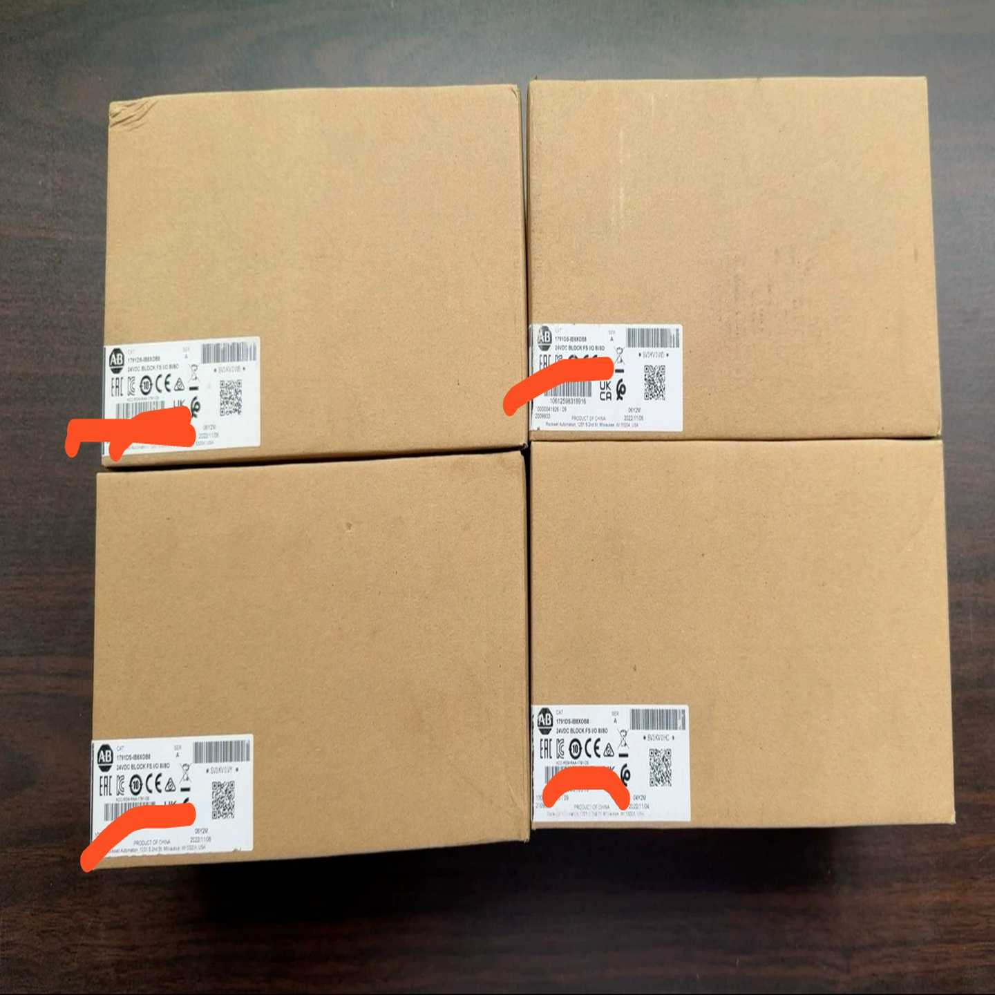 AB罗克韦尔1791DS-IB8XOB8模块，全新未拆封，原~议价