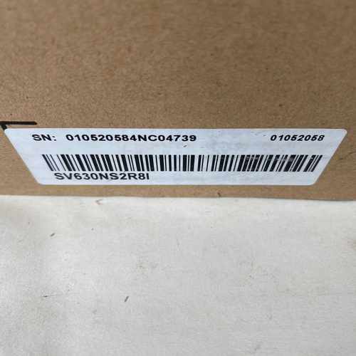 汇川伺服驱动器SV630NS2R8I，一台，序列号一~询价