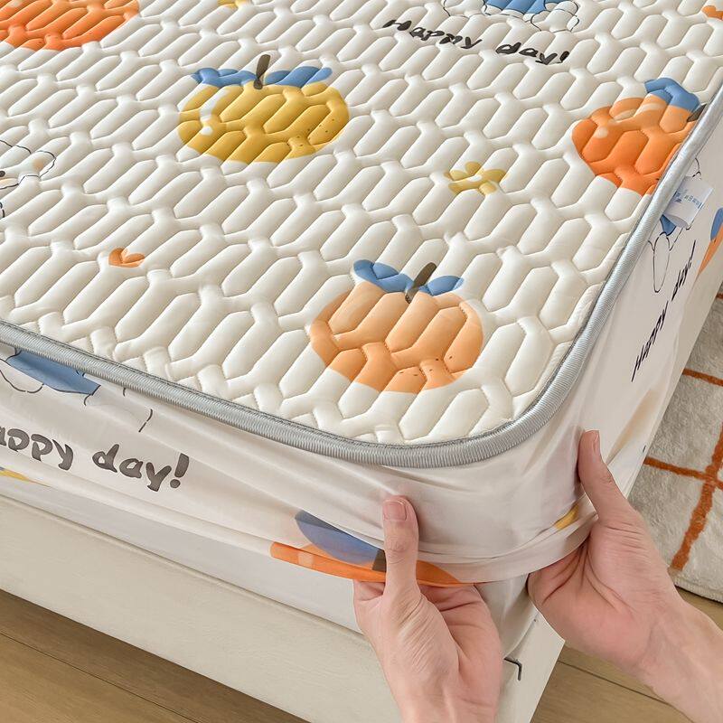 南极人夏季床笠单件冰丝乳胶凉席三件套宿舍单人夏凉垫全包围床单