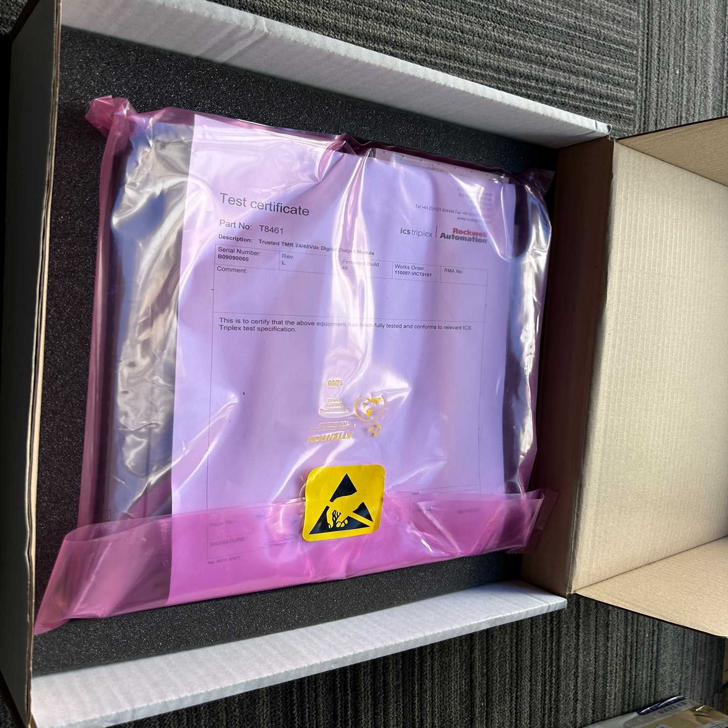 ICS卡件TRIPLEX(ROCKWELL)T846询价