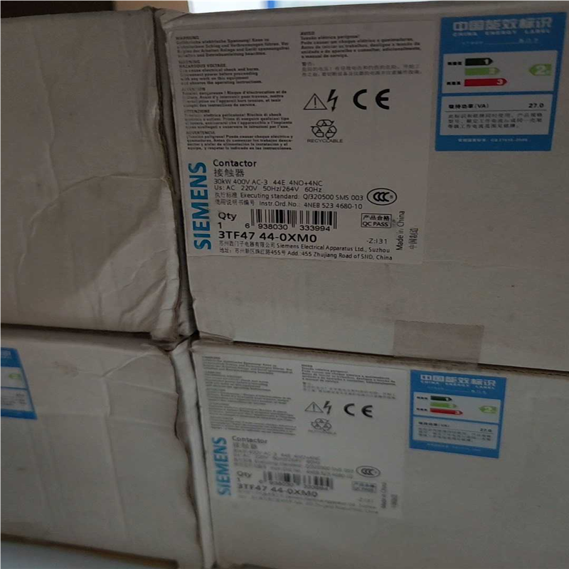 议~3TF4744-0XM0 接触器 30KW 4NO+4