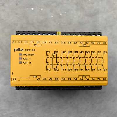 【星慕电子】皮尔兹PZE 9P  777140  安全继电器有9个，