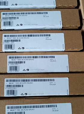 (询价)6ES7193-4CA20-0AA0未开封，一盒5个