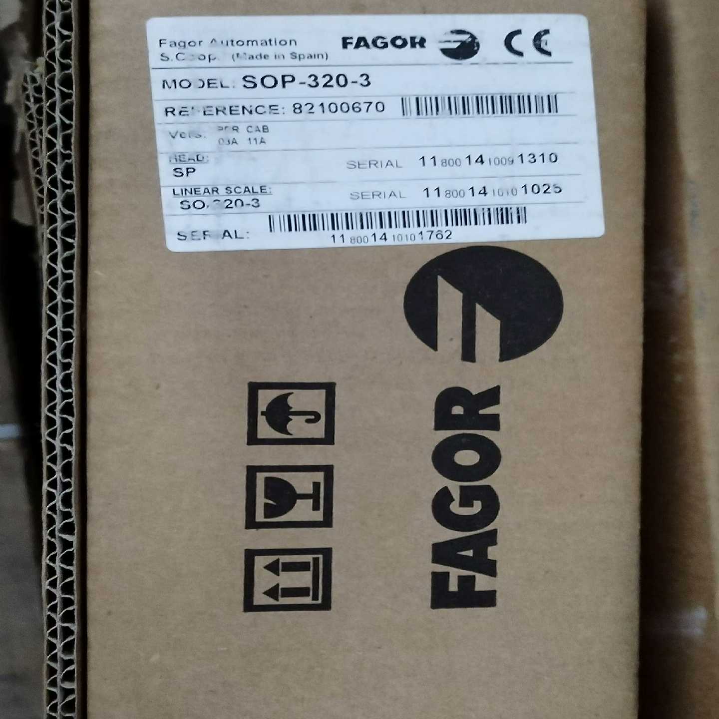 发格光栅尺型号：SOX-270-3-ASOP-320-3(亚飞商行）