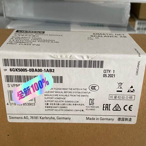 6GK5005-0BA00-1AB2-XB005交换机~询价