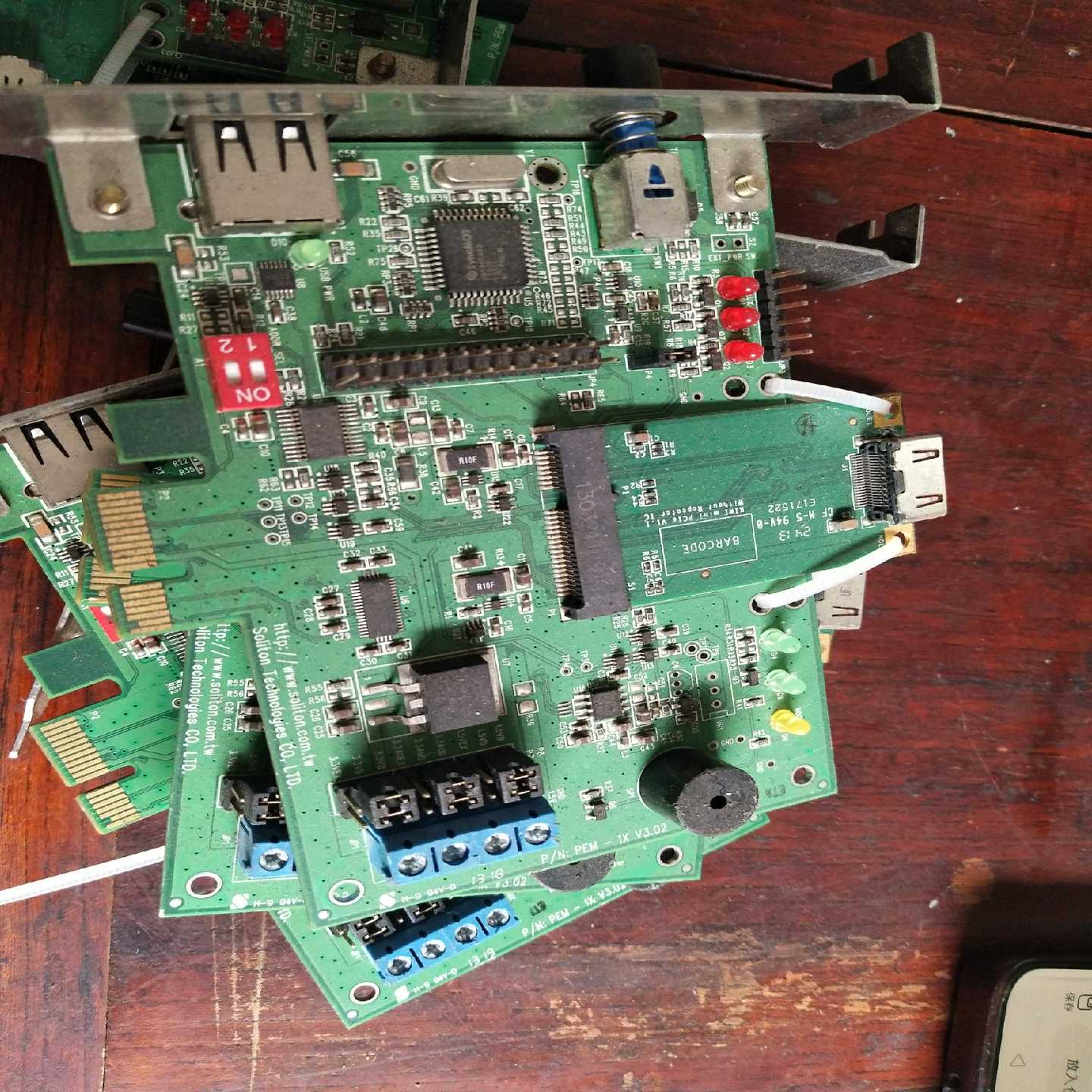 台湾Soliton 汛捷 PEM-1X  PCIe Mini（地坛设备）