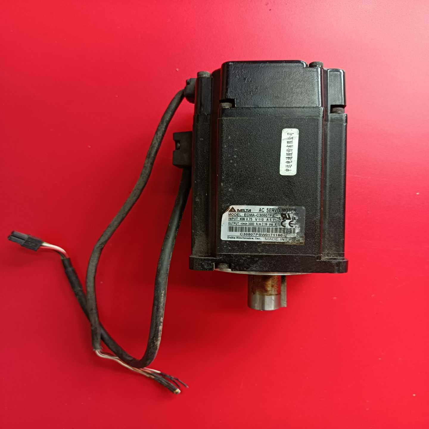 伺服电机带抱闸ECMA-C30807PS 0.75KW（地坛设备）