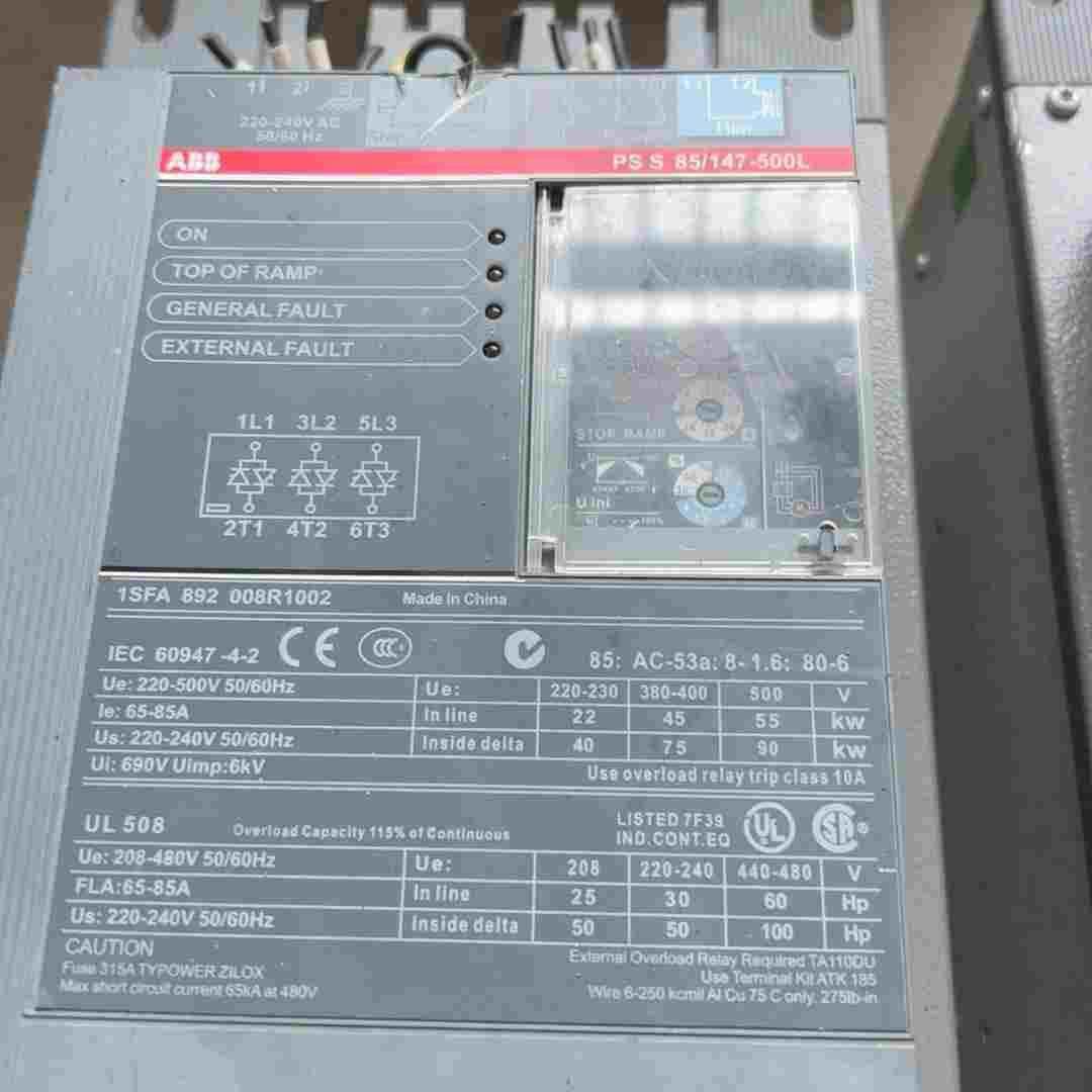 ABB pss 85/147-500L 软启动 工厂 一~询价