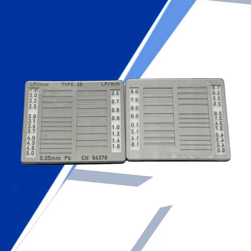 德国IBA进口TYPE38型线对卡X光射线机成像质控高分k辨率检测试卡