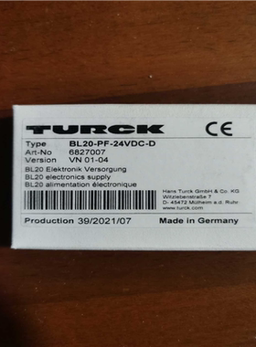 (询价)图尔克BL20-PF-24VDC-D 6827007