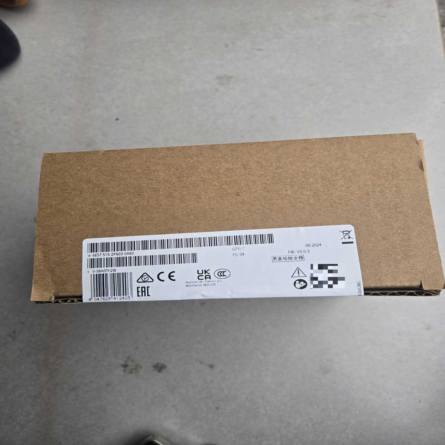 (询价)6ES7515-2FN03-0AB0，保内的，。