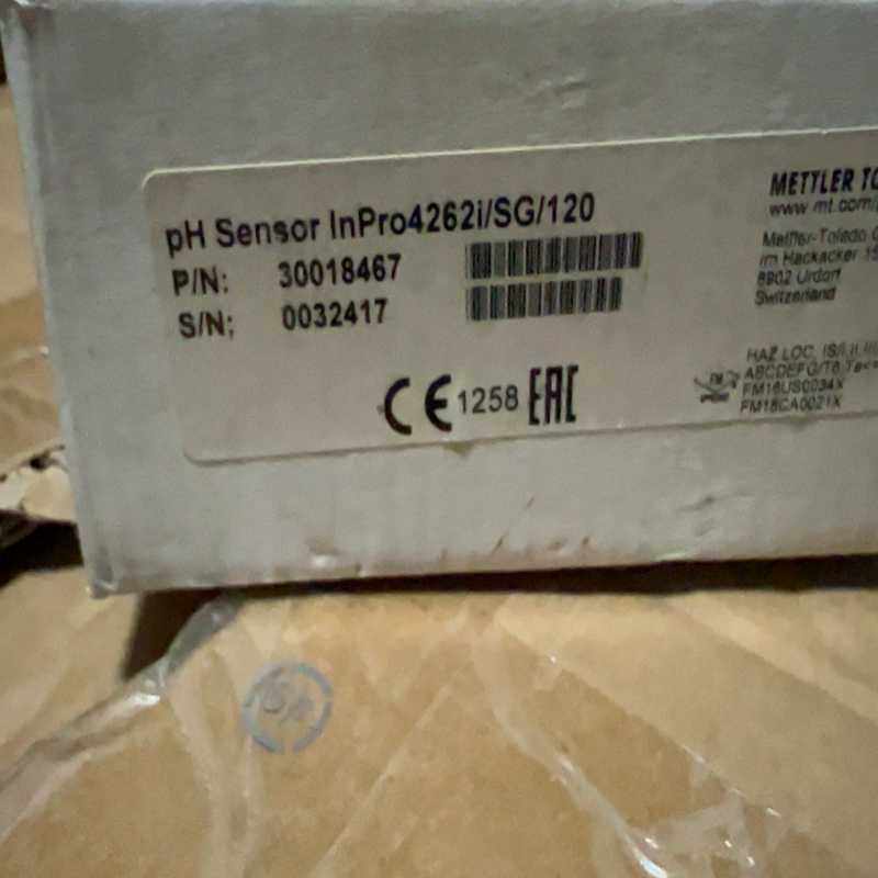 询价~梅特勒电极InPro4262i/SG/120 订货号:300