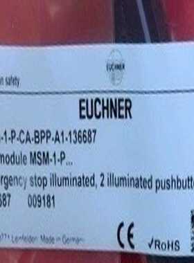 Euchner 136687 安士能MSM-1-P子模块 M【侨报商行】