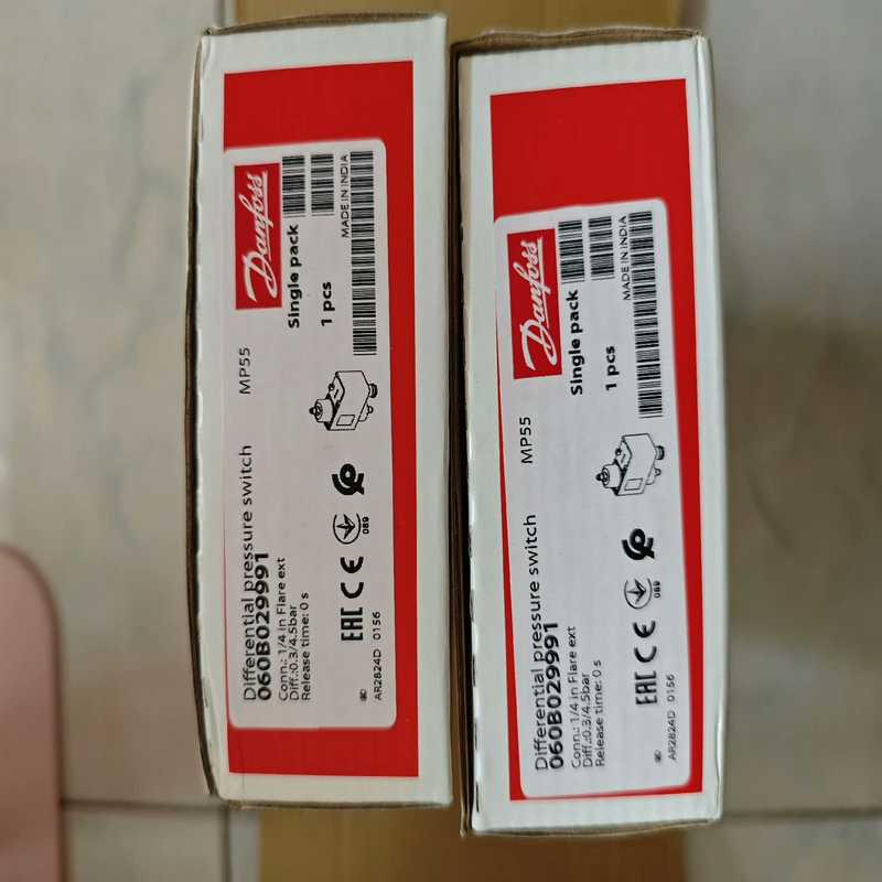 060B0299丹佛斯油压差开关MP55，延时0秒，继电器释~议价