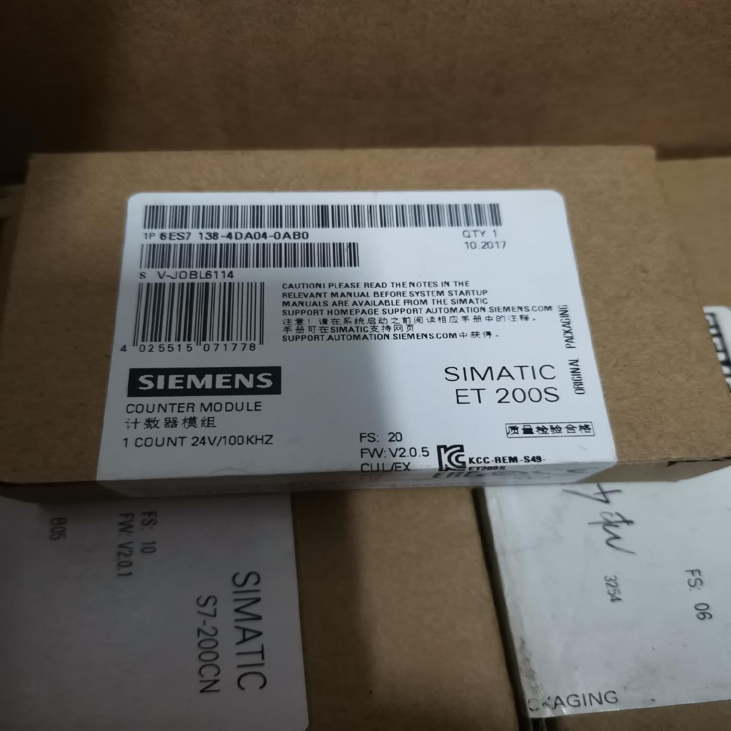 非翻新6ES7 138-4DA04-0AB0，实价，~询价