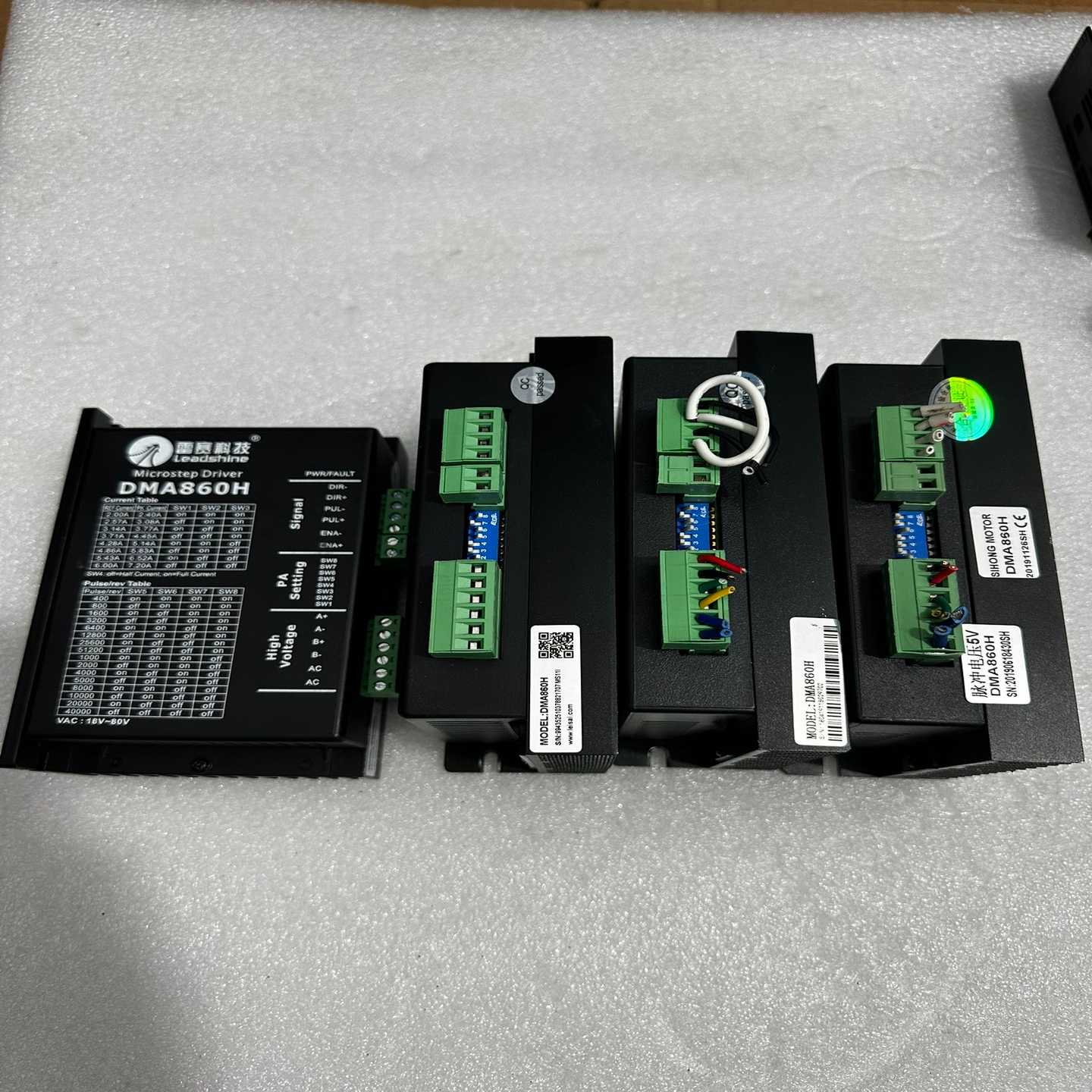 雷赛86步进驱动器 DMA860H 5V脉冲 实图 功能~询价