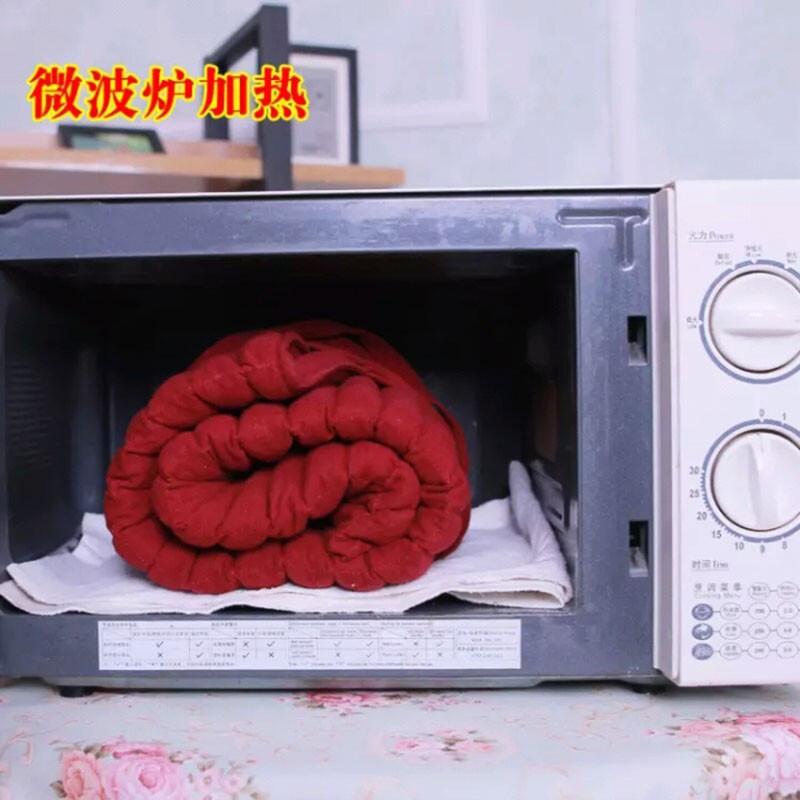 张钊汉原始点红豆热敷包袋微波炉加热温敷理疗护腰背心护膝肩颈袋
