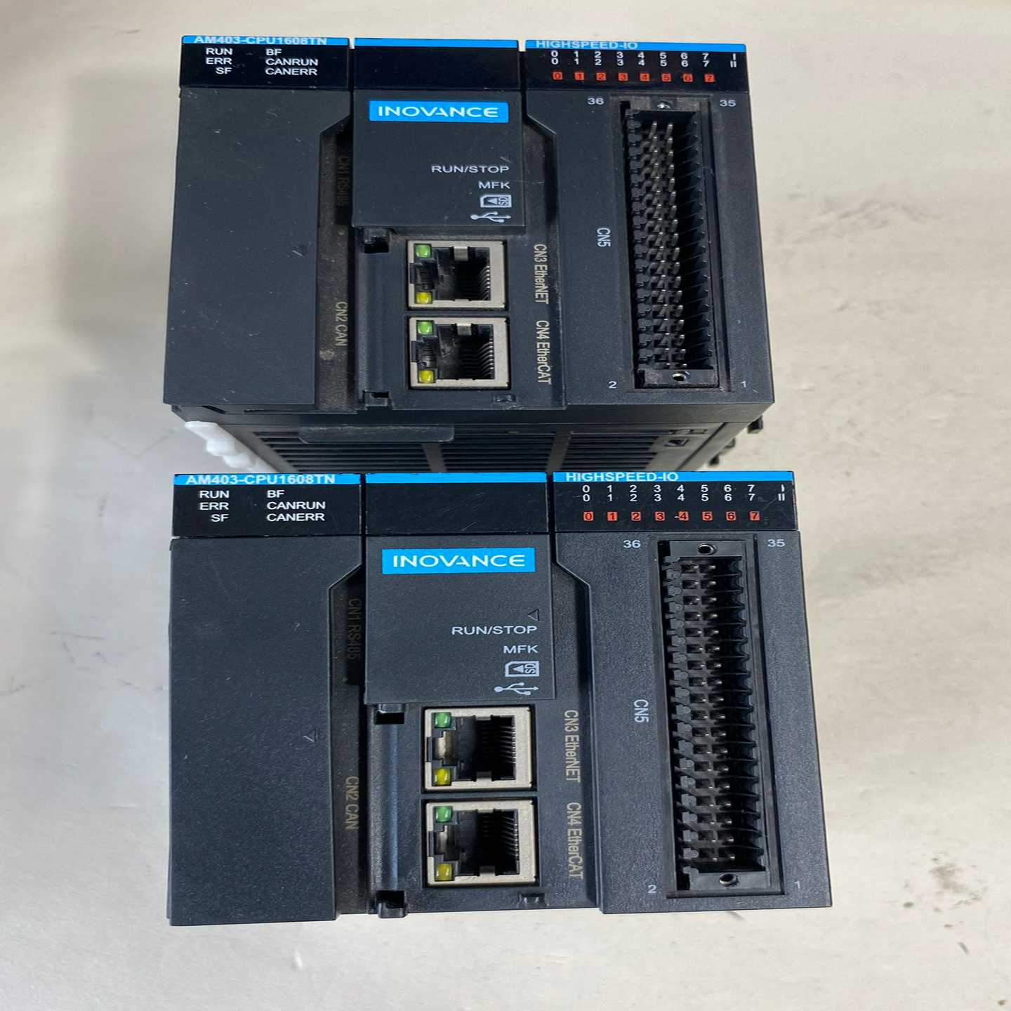 议价汇川可编程控制器模块SC403-CPU1608TN，实物图，