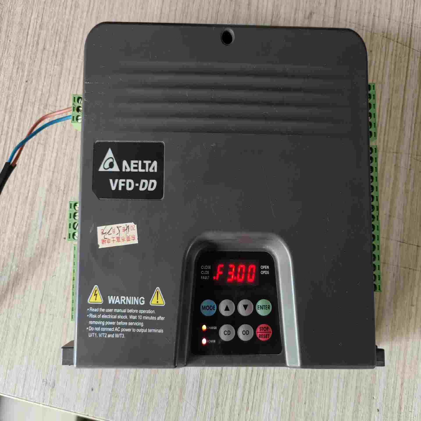台达门机变频器VFD002DD21V成色如图功(基数电子)