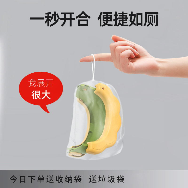 雅亲便携式儿童小马桶外出折叠尿盆宝宝女旅行车上厕所车载坐便器