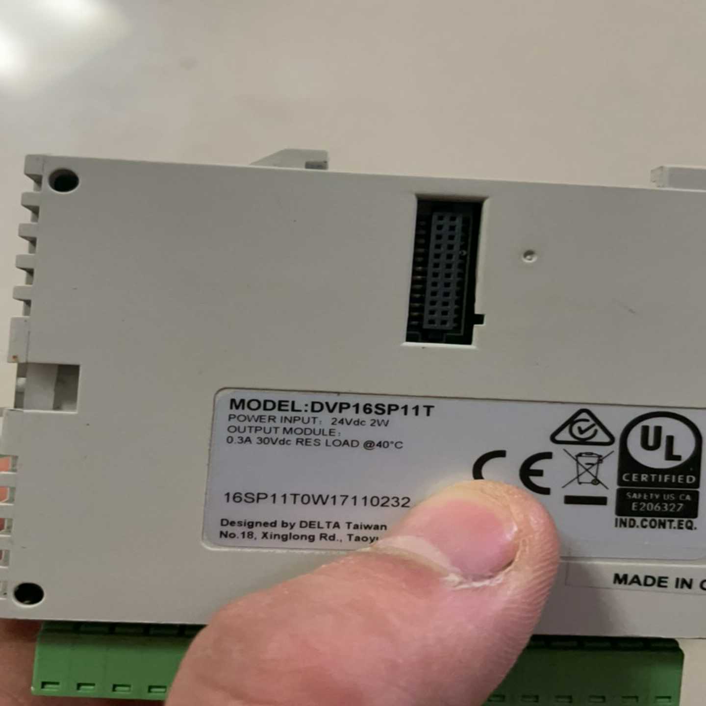议~台达PLC扩展 DVP16SP11T  成色好