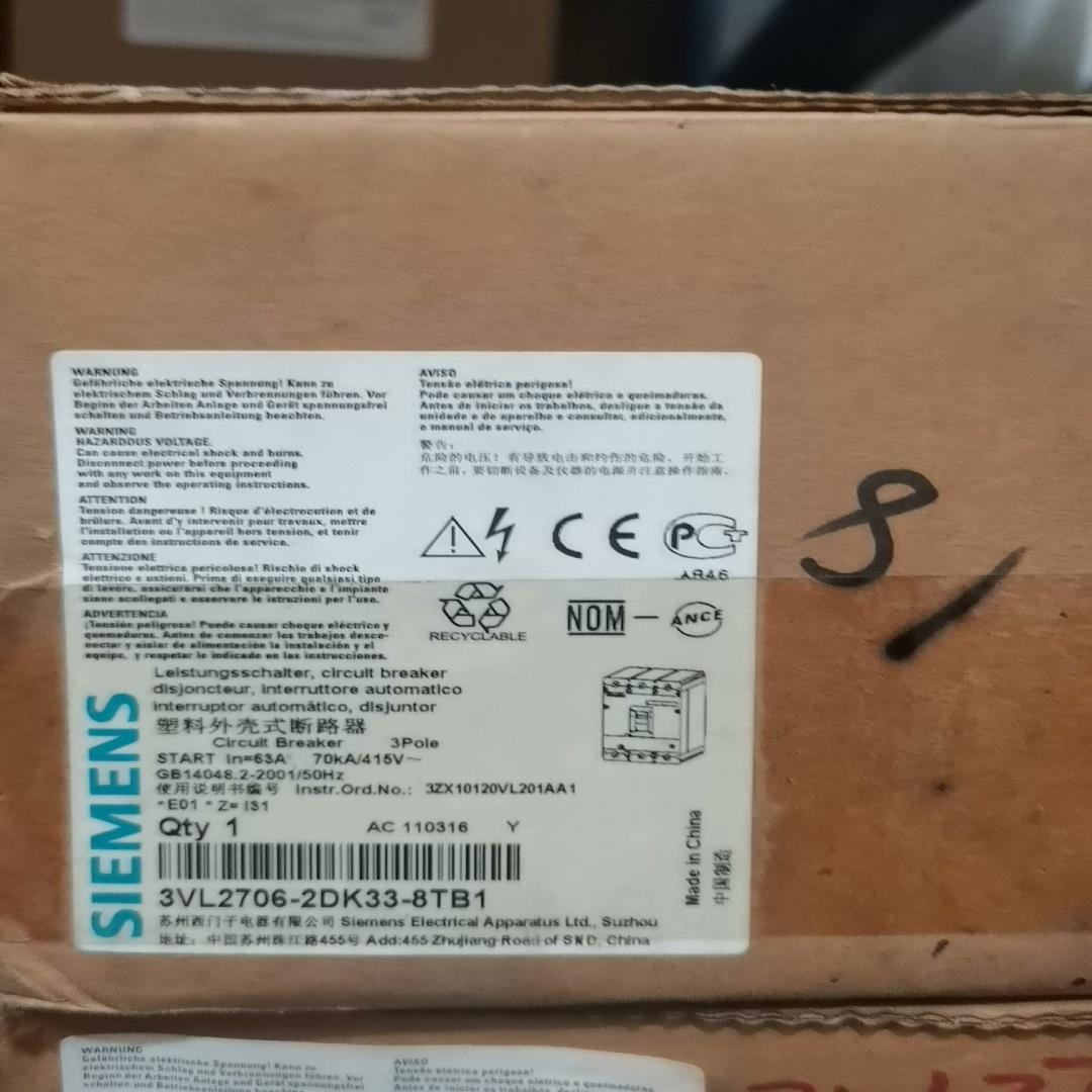3VL2706-2DK33-8TB1 塑壳断路器，~询价