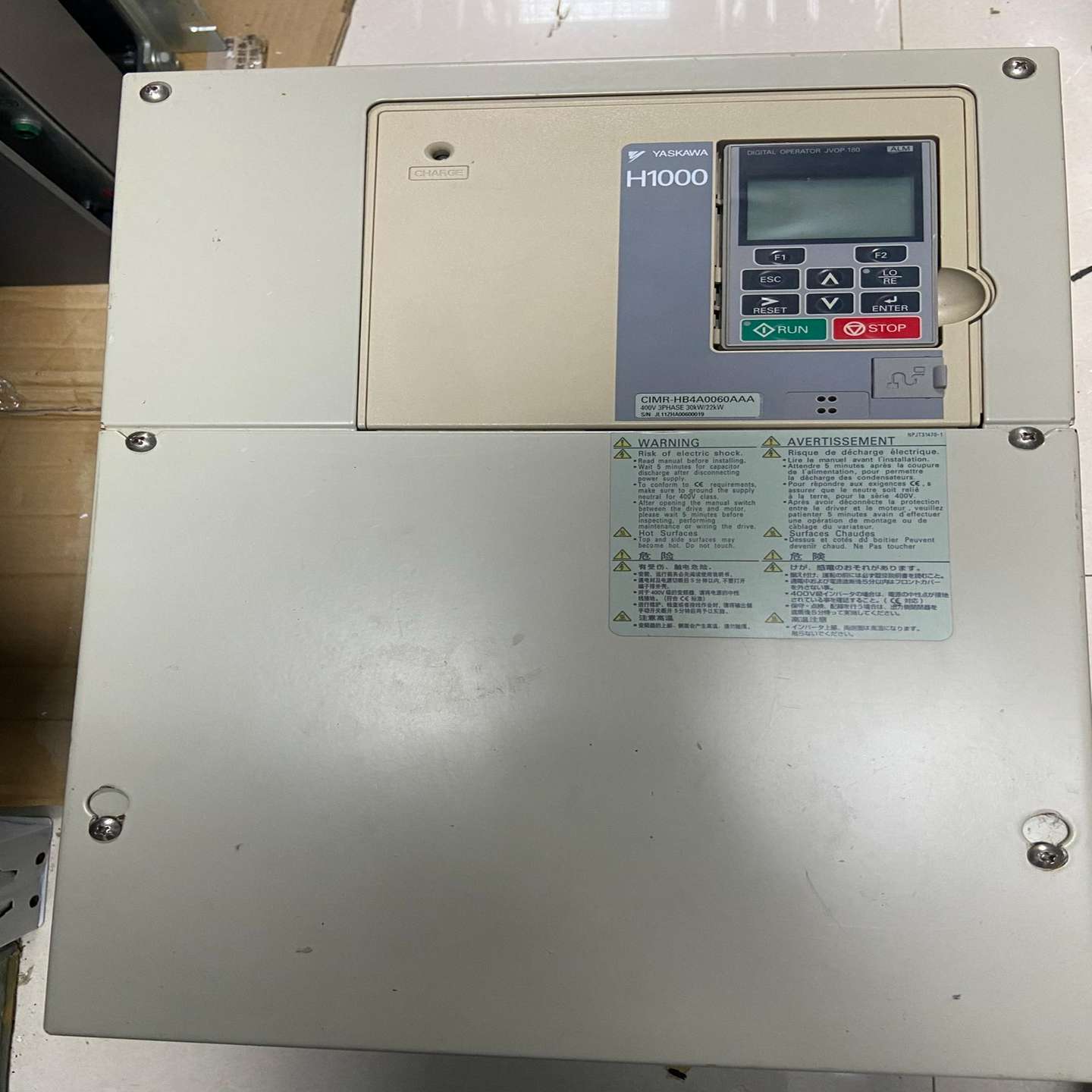 (询价)CIMR-HB4A0060AAA  安川H1000变频器 3