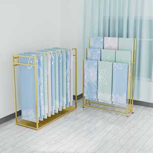 被子展示架被套毛毯展架落地式被芯陈列架子家纺店铺床上用