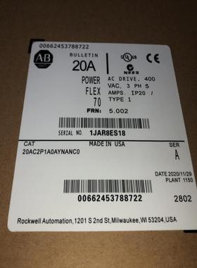 配件AB变频器 20AC2P1A0AYNANC0 20ad2p1a0aynnnnn议价议价