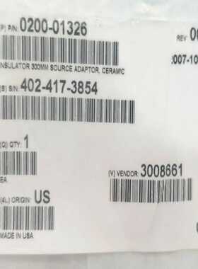 AMAT 0200-01326 INSULATOR 300M【鑫鑫商铺】