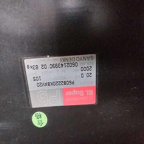 #电机 p60B2220KBXV20【侨报商行】