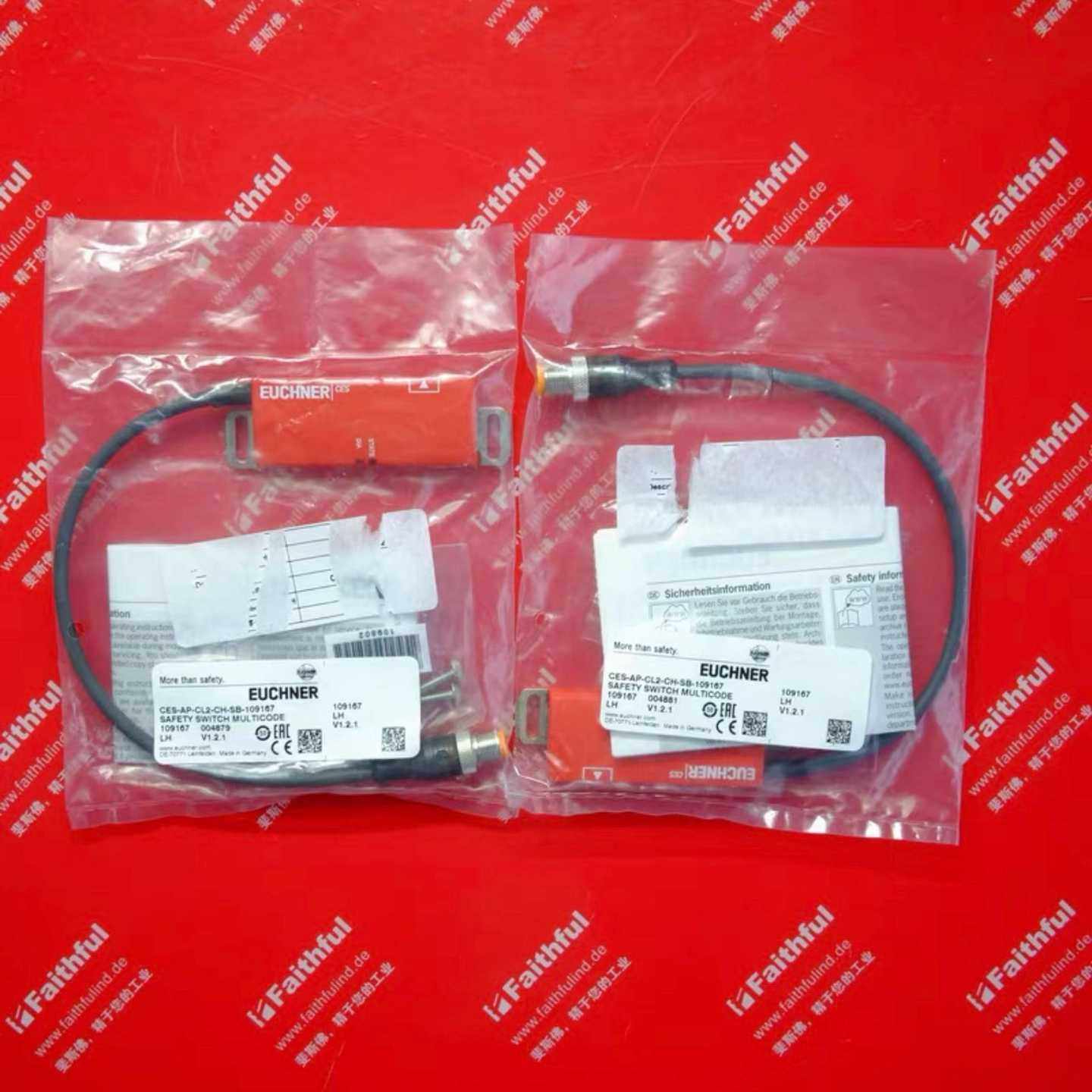 Euchner 109167 安士能安全开关 CES-A~询价