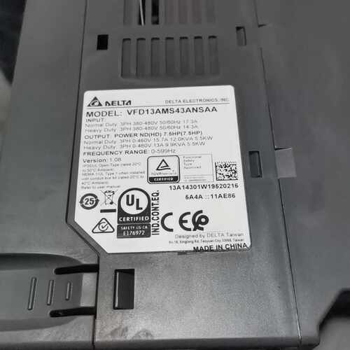 (议价)台达MS300系列5.5kw变频器
