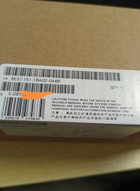 6ES7151-1BA02-0AB0未拆封(通通配件）