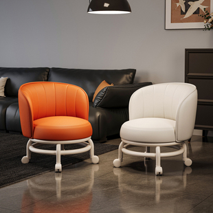 万向轮小凳子家用滑轮矮凳结实耐用入户带轮换鞋板凳儿童靠背椅子