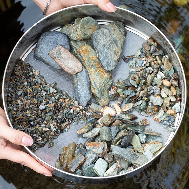 优质原生溪流沙溪流石庭院造景园艺装饰彩石头子船长花园底砂