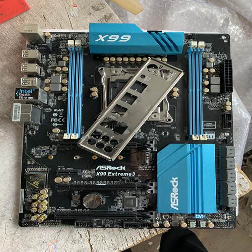 华擎x99 extreme3 主板成色不错 全功能ok无~询价