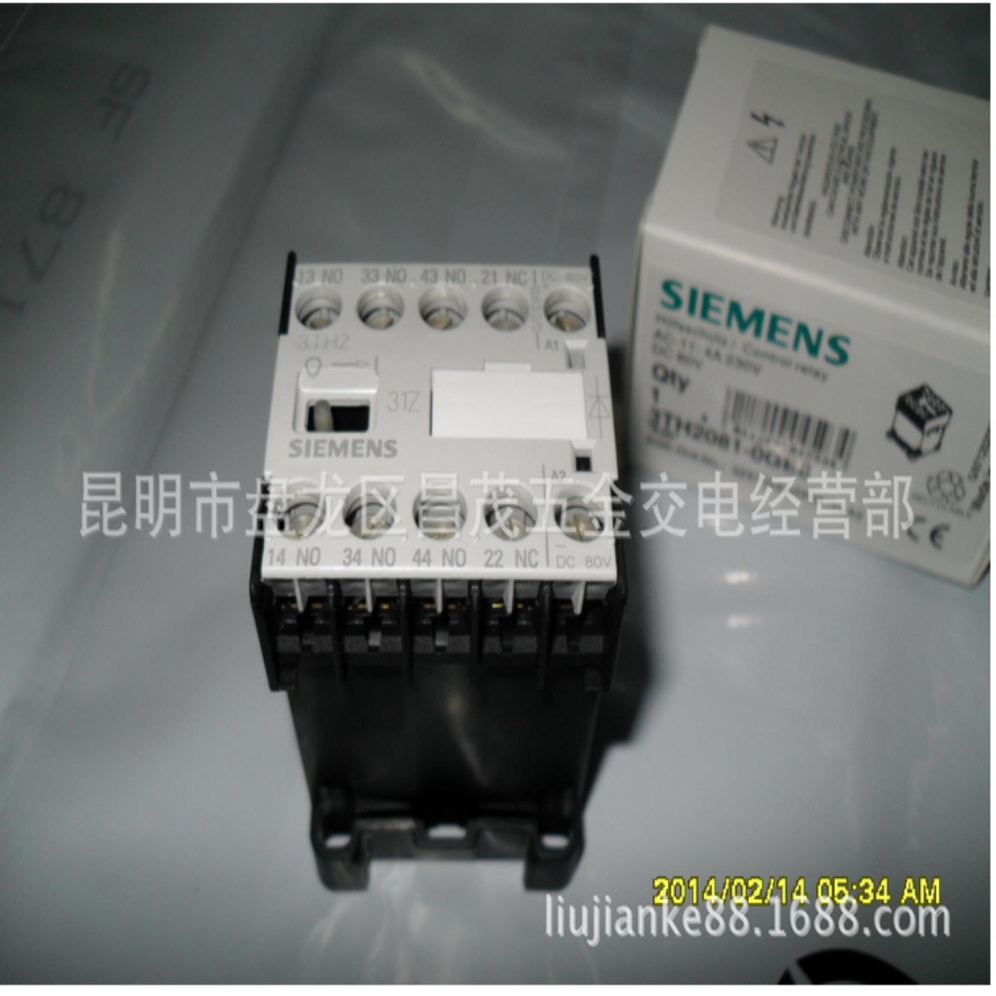 隆兴西门子中间继电器3TH2081-0GE8 3TH2081-OGE8 DC80V 当*