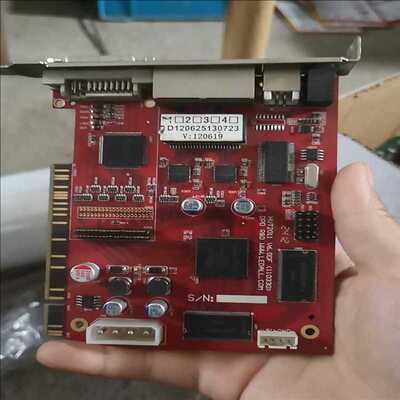 德普达全彩发送卡HVT11 V6.01F拆机（耶耶电子）