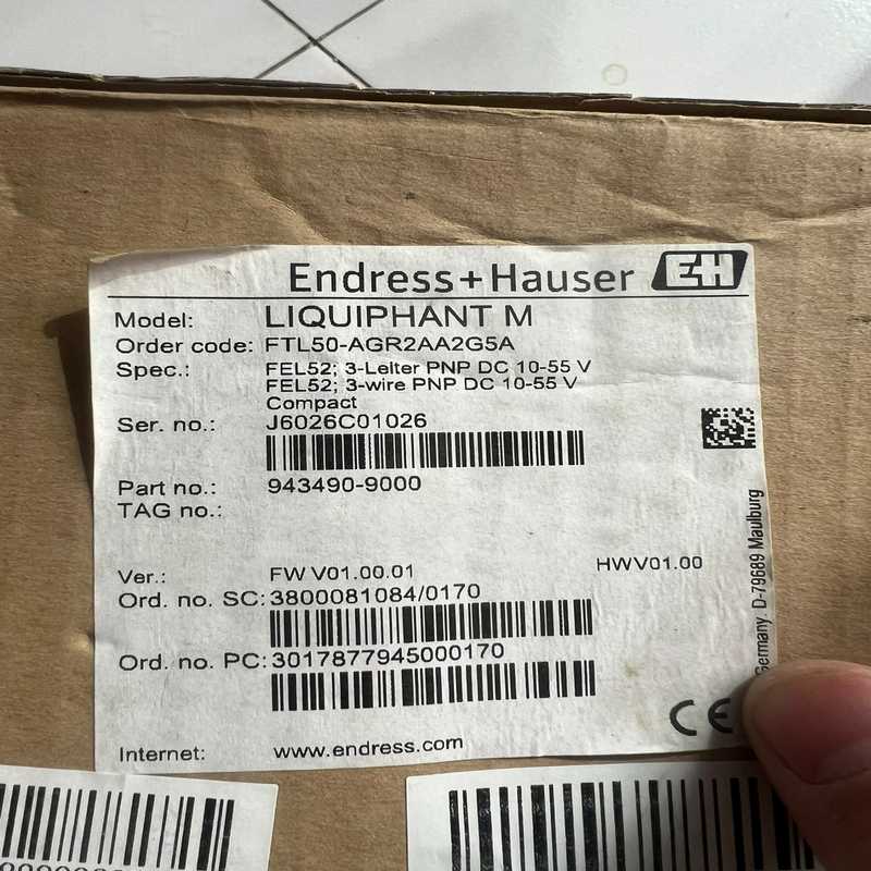 议~E+H音叉物位计 FTL50-AGR2AA2G5A