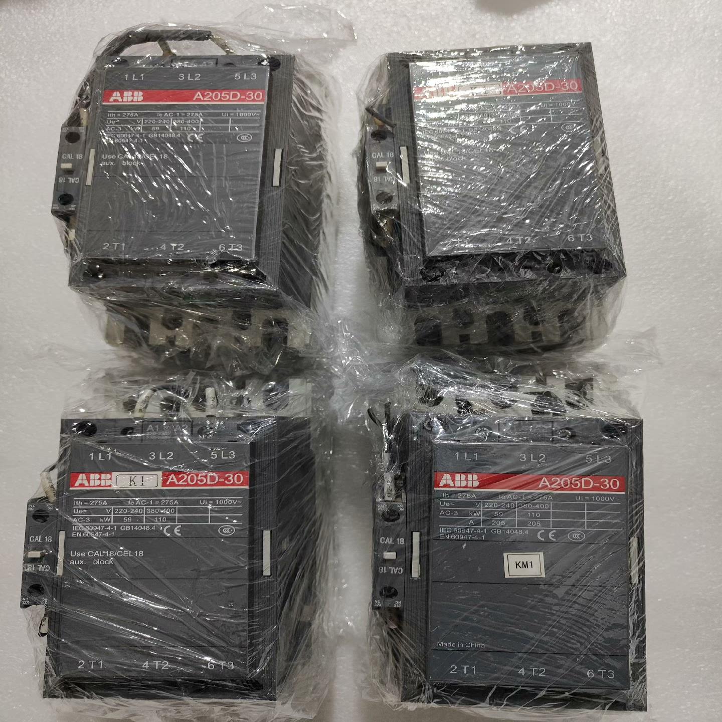 (询价)ABB A205D-30，ABB交流接触器，4台，99新