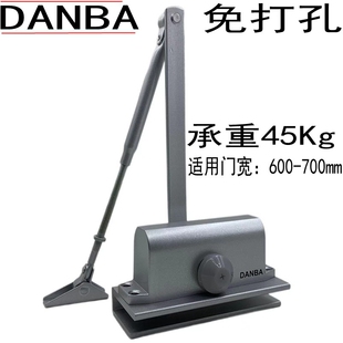 玻璃门闭门器免打孔框门自动关门器液压缓地弹簧肯德基门闭