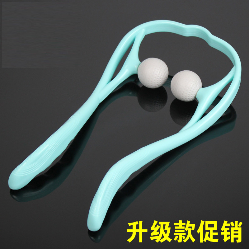 手动颈椎按摩器夹脖子颈部劲夹器多功能肩颈仪背部腰部按摩小