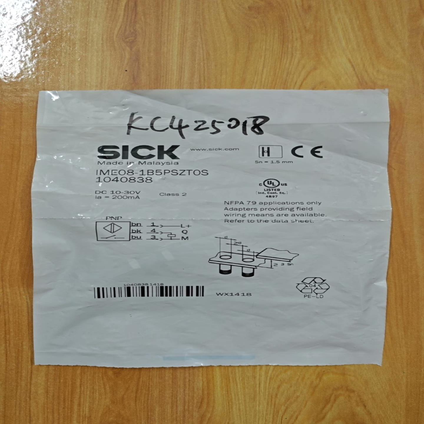 SICK接近开关 IME08-1B5PSZTOS。1个。~询价
